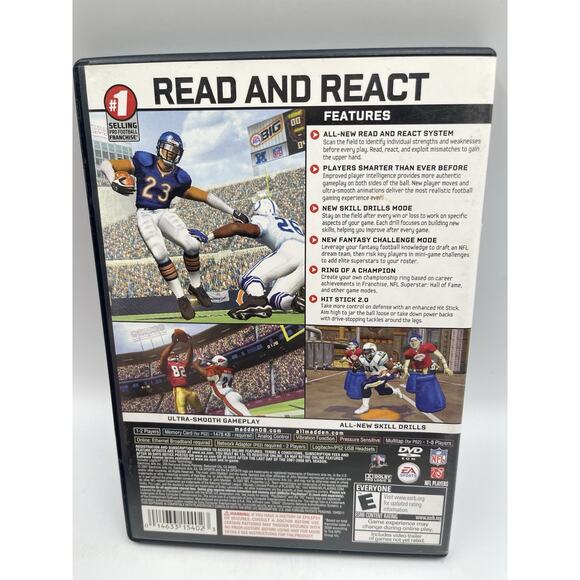 Madden NFL 08 (Sony PlayStation 2, 2007) CIB - Picture 2 of 6